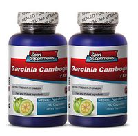 Fat Burner Healthy - Garcinia CAMBOGIA Extract 1300 Extra Strength Formula - Garcinia hca Pure Extract - 2 Bottles 120 Capsules