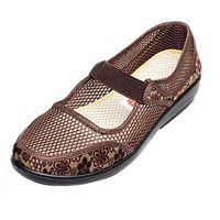 Neartime Sandals Women Casual Shoes, 2018 Autumn Breathable Net Shoes Flat Heel Hole Mesh National Style Shoes (US:5.5, Coffee)