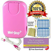 Wet-Stop 3 Bedwetting Alarm (Pink) 6 Alarms & Vibration, Enuresis Alarm, Incontinence, Potty Training