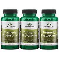 Swanson Turmeric Phytosome with Meriva 500 Milligrams 60 Capsules 3 Pack
