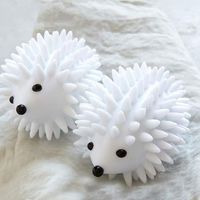 S-Forward Home Textile - 2Pcs Hedgehog Drying Washing Machine Laundry Ball Anti Winding Clean Tool Laundry Balls Discs Wrinkle Releasing Dryer Ball