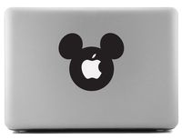 Mickey Ears Black SCI-FI/Comics/Games Laptop Skin Decal