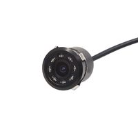 A ABSOPRO Waterproof Guideline Backup Camera 18.5mm Hole 170 Degree Viewing Angle CMOS Car Rear View Reverse Parking Cam Reversing Assistance System w 8 LED Night Vision Distance Scale Line