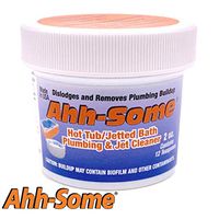 Ahh-Some- Hot Tub Cleaner | Clean Pipes & Jets Gunk Build Up | Clear & Soften Water For Jacuzzi, Jetted Tub, or Swim Spa | Top Water Clarifier (2oz.)