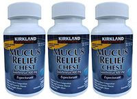 Kirkland Signature Mucus Relief Chest Guaifenesin 400 mg Expectorant - 200 Im...