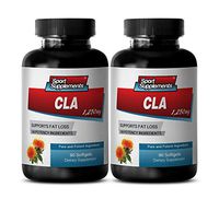 Weight Loss Pills for Women That Work Fast - CLA 1250mg - CONJUGATED LINOLEIC Acid (Safflower Oil) - Cla Dietary Supplement 180 softgel - 2 Bottles 180 Softgels