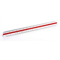 10cm 4" Metric Pocket Size Aluminium Aluminum Triangular Scale Ruler 1:2.5 1:5 1:10 1:20 1:50 1:100