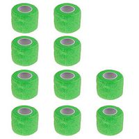 Etopars 10 X Self Adhesive Cohesive Wrap Bandages Strong Elastic First Aid Tape Green for Wrist Ankle Sport 2" X 5 Yards