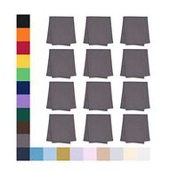 Eyeglass Cleaner Microfiber Cloth - Glasses Cleaner For All Gentle Surfaces, Touchscreens, Smartphones, Camera Lenses, LCD & HD Screens -Deep Grey, 12 Pack- By OptiPlix