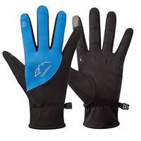 Yjdr Winter Gloves Touch Screen Gloves Warm Gloves Mittens Liners Women Men Touch Screen Gloves Cycling Bike Sports Compression Gloves for Winter Early Spring Or Fall (Color : Blue, Size : M)