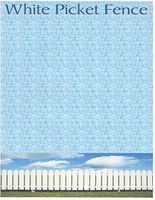 White Picket Fence Stationery Printer Paper 26 Sheets