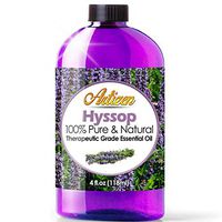 Artizen Hyssop Essential Oil (100% Pure & Natural - UNDILUTED) Therapeutic Grade - Huge 4oz Bottle - Perfect for Aromatherapy, Relaxation, Skin Therapy & More!