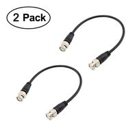 USHANLIN 2 Pack 3FT BNC to BNC Male Q9 Extension Cable Connector for CCTV Camera