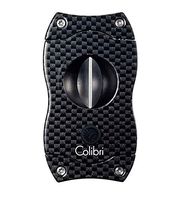Colibri V-Cut Cigar Cutter - Black Carbon Fiber