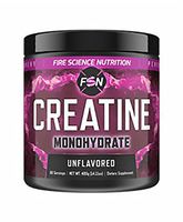 Fire Science Nutrition: 100% Creatine Monohydrate - NO Added Sugars or Fillers - Boost Muscle Growth, Increase Strength - Made in the USA - 80 Servings