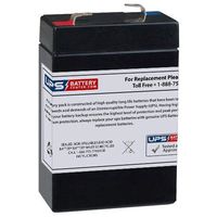 GP GB3-6 6V 3Ah Replacement Battery with F1 Terminals