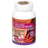 Symbiotics Colostrum Plus, Wild Cherry, Chewable Tablets, 120 tablets (Pack of 2)