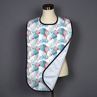 Seahorse Watercolor Adult Bib - Covered with Care