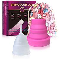 Menstrual Cups, Menstrual Cup Set Super Soft and Flexible with FDA Registered Reusable, Period Cup Alternative to Tampons Sanitary Towels（Large）