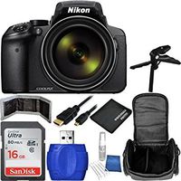 Nikon COOLPIX P900 16 Megapixel Wi-Fi Enabled Digital Camera 10 Piece Accessory Bundle w/Carrying Case, Memory Card, HDMI Cable + More
