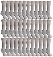 Wholesale Bulk Cotton Diabetic Crew And Ankle Socks, Loose Fit Top Non-Binding Medical Socks