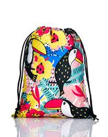 LIHI Bag 10 Pack Kids Party Favors Drawstring Birthday Goody Gift Pouch, Toucan…