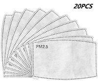 Activated Carbon Breathing 𝐌𝐀𝐒𝐊 Filter Anti PM2.5 Replaceable 6 Layers Anti Haze Filters Protective 𝐌𝐀𝐒𝐊 Filters, Pack of 20