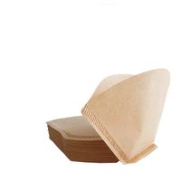 Coffee Filter Paper，Pack of 100，2 to 4 People use，No. 102 American coffee machine