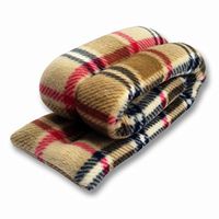 Microwavable Neck Heating Wrap by Sunny Bay - Flax Seeds Bean Bag Heat Pad for Neck Pain Relief, Microwave, Hot & Cold Therapy, Extra Long Shoulder Heat Pack, Back Pain Relief (London Plaid)