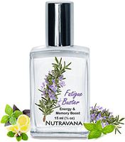 Fatigue Buster Stay Alert, Boost Mental Clarity, Energy, Memory Natural Herbal Remedy by Nutravana to Concentrate, Focus Without Caffeine or Stimulants Essential Oils Blend Kids Safe Roll on Guarantee