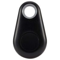 Pomya Smart Lost Tracker Key Finder GPS Locator, Mini Bluetooth Tracker Bag Wallet Key Pet Anti-Lost Smart Finder Locator Alarm(Black)