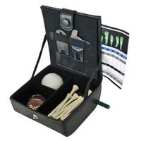 Bag Buddy - Personal Leather Golf Caddy - Black