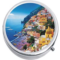 Amalfi Coast Medicine Vitamin Compact Pill Box