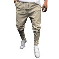 Men's Chino Jogger Pants Men's Cargo Pants Slim Fit Casual Jogger Pant Sweatpants Quick Dry Athletic Sweatpants Khaki