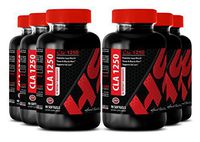 Cla Supplement - CONJUGATED LINOLEIC Acid CLA 1250 MG - for Body Fat (6 Bottles)