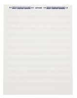 Brady LAT-17-361-2.5 1" Width x 1" Height, B-361B Self-Laminating Polyester, Matte Finish White/Translucent Laser Printable Label (Pack of 2500)