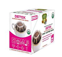 SOLLO Detox Coffee Bags 16 Per Pack 100% Arabica Coffee with Active Herbal Extracts Weight Loss, Diet, Slimming and Cleaning, USDA Organic, Drip Brewing Bags