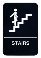 ADA Compliant Braille Stairs Sign