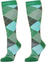 CompressionZ Compression Socks for Men & Women - 30 40 mmHg Graduated Medical Compression - Travel, Edema, Diabetics - Swelling in Feet & Legs - S, Argyle Green