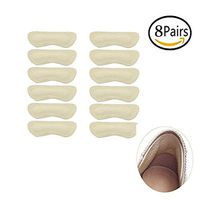 Leather Heel Grips BYBYCD High Heel Liner, Heel Grips, Anti Slip Shoe Cushion, Ball of Foot Insoles,High Heel Inserts, Heel Snugs for Women - Blister Prevention & Improve Shoes Too Big (8 Pair)