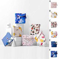 Cartoon Reusable Washable Wet Bag for Sanitary Pad Menstrual Sanitary Aunt Bag (A)