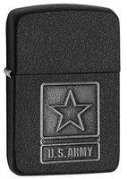 Zippo Army Lighters - Black Crackle