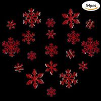 Lwestine Merry Christmas Badge Sticker Envelope Seal Gifts Food Wrapping Stickers (3 sheet/ 48pcs)