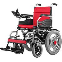 Qnlly Smart Foldable Electric Wheelchair, Portable Wheelchair for The Elderly with Mobility impaired quadricycle