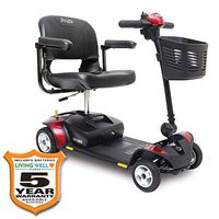 Pride Go-Go Elite Traveller 4-Wheel Scooter 12 Ah Battery w/ Avail Ext Warr