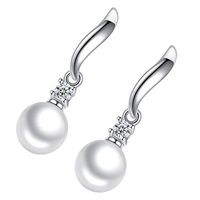 Lady Earrings Luxury Eardrop Crystal Pearl Ear Stud Earrings Wedding Jewelry Best Accessory Accessories Fashion Design Womens Designer Brides Comfortable Charms