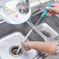 Oineke Durable Bendable Sewer Dredger Home Sewer Cleaning Tool Brushes