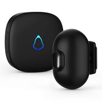 Driveway Alarm, 328ft Long Transmission Range Weatherproof Motion Sensor Detector DIY Security Alert System for Home, Business, Outdoor Property Safety (32 Chimes / 5 Volumes/LED Indicator)