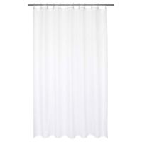 Barossa Design Waterproof Fabric Shower Curtain or Liner 72" W x 94" H - Extra Long, Hotel Quality, Machine Washable, White Shower Liner for Bath Tub, 72x94 Inches