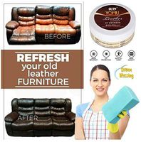 Evangelia.YM Multi-Purpose Leather Refurbishing Cleaner Repair Cream - 260g Large Capacity Water Free Cleaning, Effectively Remove Stains for Glass Leather Furniture Metal Floor (Multicolor)